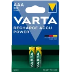 باتری نیم قلمی قابل شارژ وارتا 800 mAh