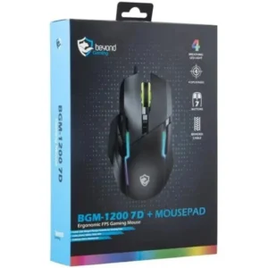 ماوس گیمینگ با سیم بیاند مدل BGM-1200 7D