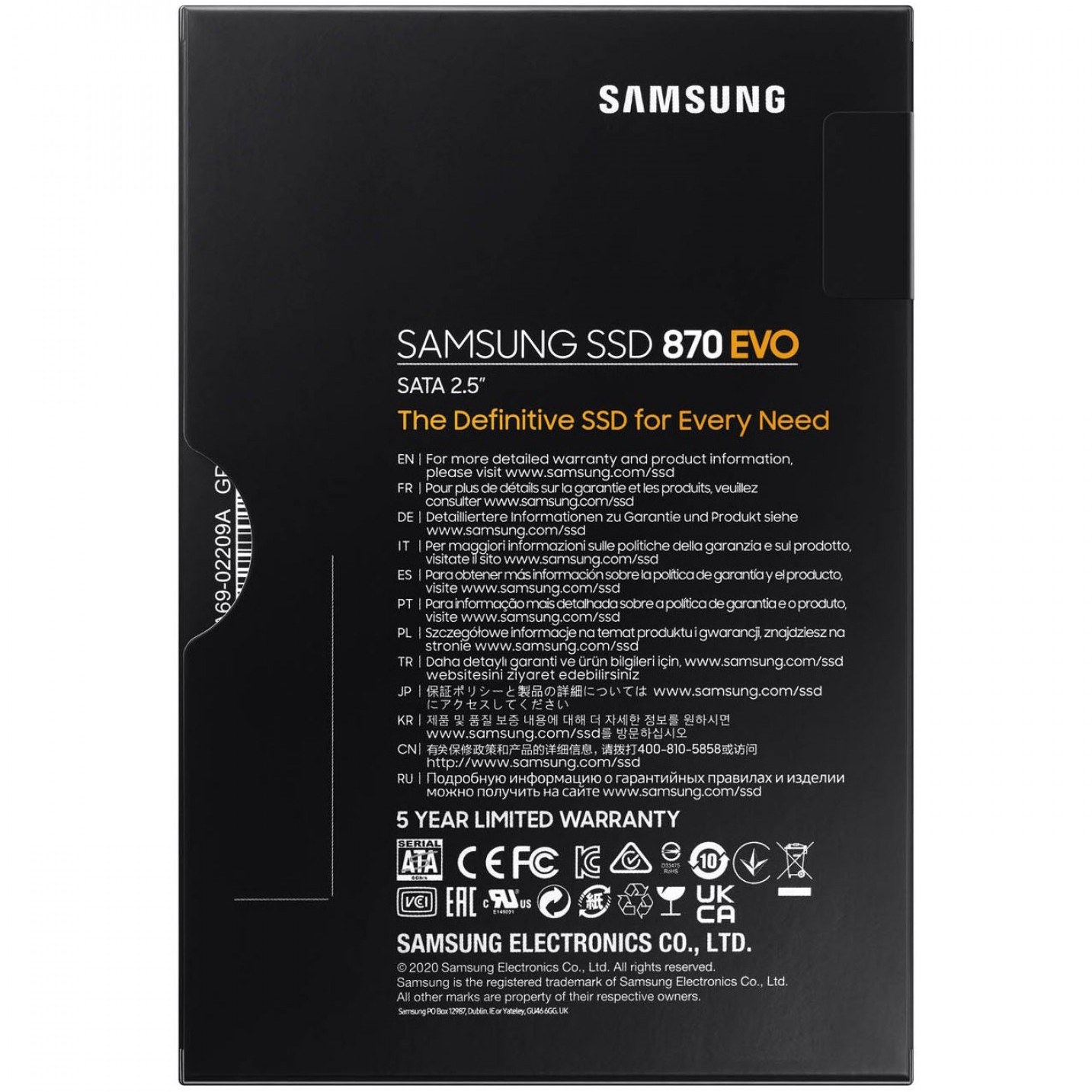 اس اس دی سامسونگ Samsung SATA SSD EVO 870 1TB - تصویر 3